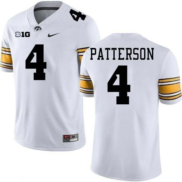 Jaziun Patterson Iowa Jersey,University Of Iowa Hawkeyes Fotoball Uniforms,Jersey,Gears-White